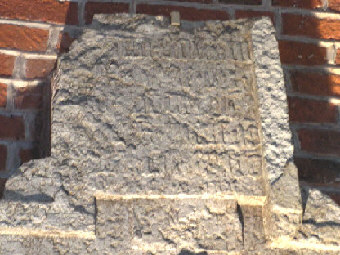 detail inschrift