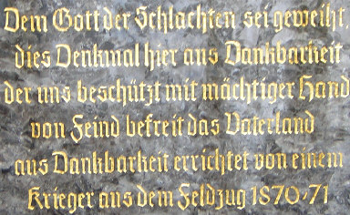 detail inschrift