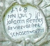 detail inschrift