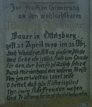 detail inschrift