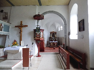 standort hinter altar