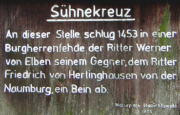 detail hinweistafel