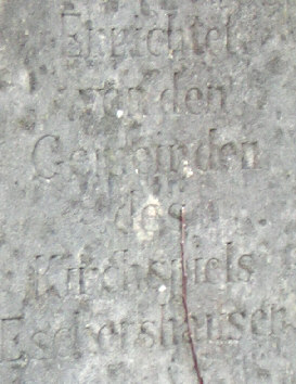 detail inschrift 