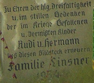 detail inschrift