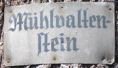 detail hinweisschild vorheriger standort