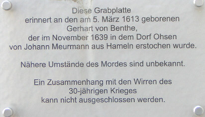 detail hinweistafel vor ort