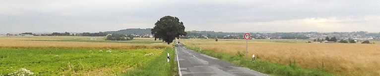 blick nach ost roemerstrasse heldenbergen