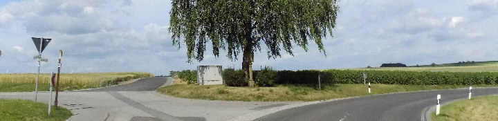 standort westl. ortsausgang blick nach westen 