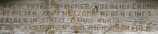 detail hinweistafel 