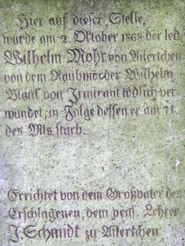 detail inschrift