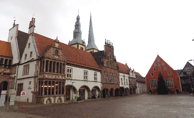 marktplatz lemgo rathaus blickrichtung suedosten