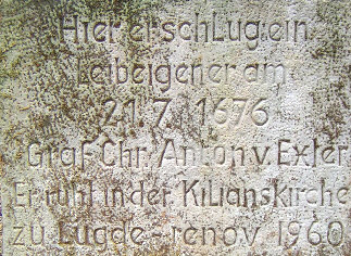 detail inschrift