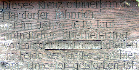 detail hinweistafel