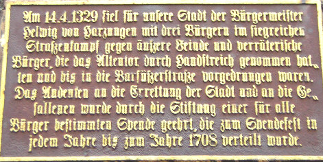 detail inschriftstafel