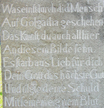 detail inschrift