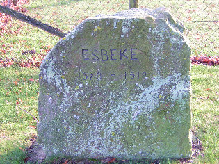 gemarkungsstein esbeke