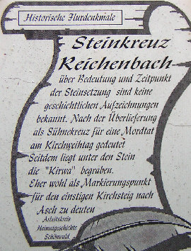 detail hinweistafel 