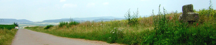 standort fahrweg hain-wollersleben  blick nach westen