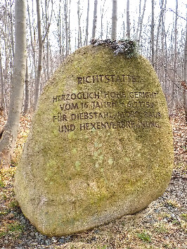 denkstein richtstaette wolfenbuettel