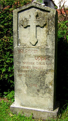 gedenkstein valentin oppel wustviel